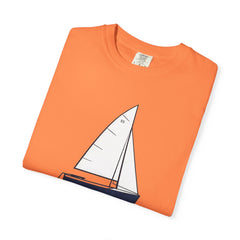 Hempstead Bay Sailing Club Graphic T-Shirt — "Real Sailors Fly Scots" Nautical Tee