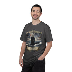 USS George Washington SSBN 598 Submarine T-Shirt with a quote from its namesake