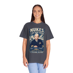 Nukes I Am Your Father Vintage United States Navy Nuclear Power Submarine Graphic T-Shirt