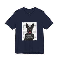 K9 Mugshot Personalized with your Dog T-Shirt