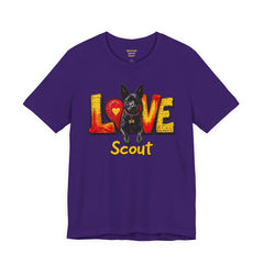 Personalized Love Your Dog T-Shirt — Designed with your dogs name and picture Graphic Tee