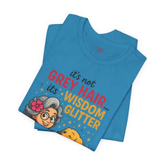 Wisdom Glitter Tee: Funny Gift for Dog Lovers, Mother's Day, Birthday, Casual Wear, Unisex Shirt