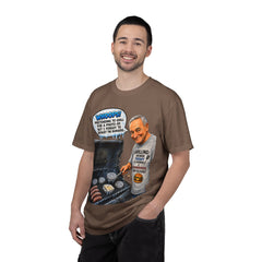Grill Master Grandpa Funny BBQ T-Shirt — "Whoops! Pretending to Grill for a Photo" Graphic Tee