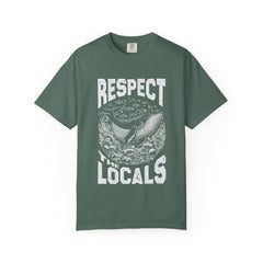 Respect the Locals Whale T-Shirt — Marine Conservation Graphic