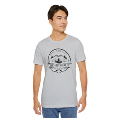 The Hideout Lake Ariel Tee — Vintage Lakeside Cabin T-Shirt