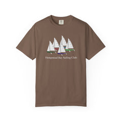 Hempstead Bay Sailing Club T-Shirt — Vintage Sailboat Race Day Tee