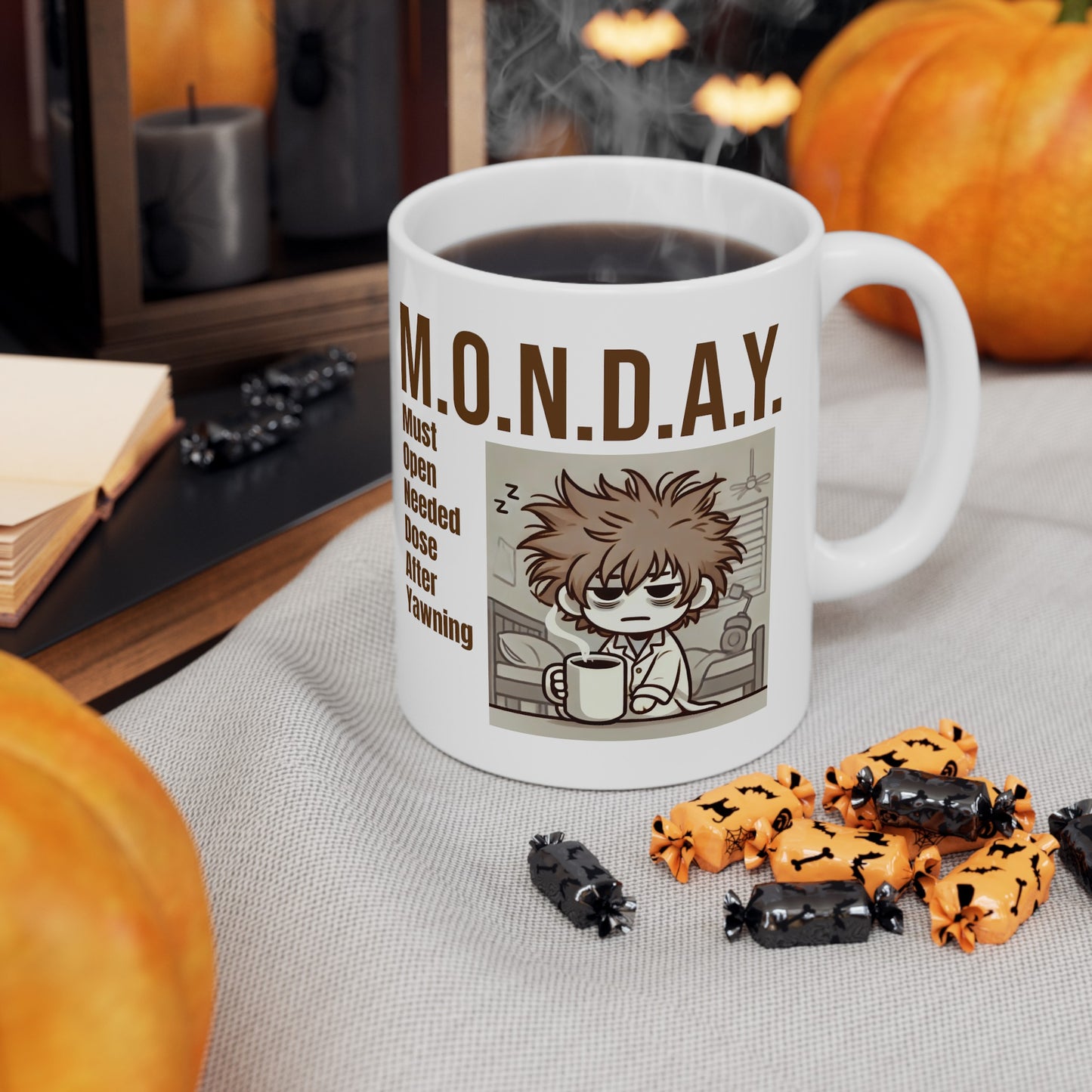 MONDAY Definition Funny Graphic Ceramic Mug, (11oz, 15oz)