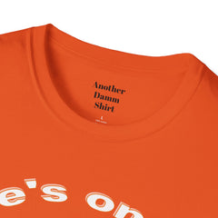 Josie's On A Vacation Far Away Come Around And Talk It Over  Unisex Softstyle T-Shirt  80s Rock The Outfield