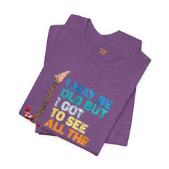 Vintage Rock Band Graphic Tee - 'I May Be Old, But I Got to See All the Cool Bands'