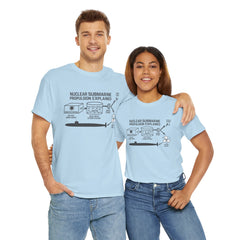 Nuclear Submarine Propulsion Explained Tee, Science Shirt, Geeky Gift, Educational Apparel, STEM Fashion, Nerdy T-Shirt