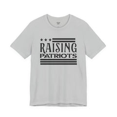 Raising Patriots Tee – Americana Stars & Stripes Family Pride T-Shirt