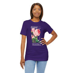Rose Definition Unisex Tee - Symbol Of Romance, Love, Beauty And Courage
