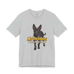 My Therapist Has A Wet Nose Personalized with your dog(s) image T-Shirt
