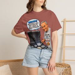 Grill Master Grandpa Funny BBQ T-Shirt — "Whoops! Pretending to Grill for a Photo" Graphic Tee