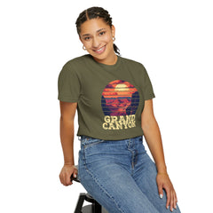 Grand Canyon National Park Graphic, Comfort Colors Soft Relaxed Fit Unisex Garment-Dyed T-shirt