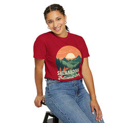 Shenandoah National Park Graphic, Comfort Colors Soft Relaxed Fit Unisex Garment-Dyed T-shirt