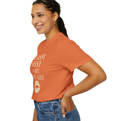 Classy Sassy T-shirt, Unisex Casual Top, Statement Tee, Gift for Her, Fashion Apparel, Birthday Humor Shirt