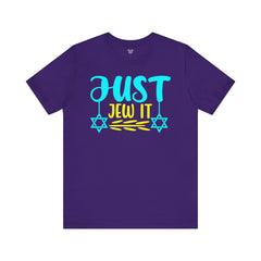 Funny Jewish Quote - Just Jew It Graphic Unisex Tee