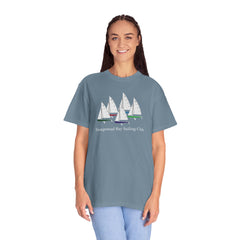 Hempstead Bay Sailing Club T-Shirt — Vintage Sailboat Race Day Tee