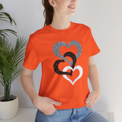 Triple Heart Design Tee