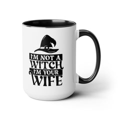 Princess Bride Quote Mug,I'm Not A Witch I'm Your Wife,Valerie,Carol Kane fan,80s Movie Quote,romcom mug,movie lover gift,comedy movie mug,