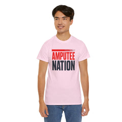 Amputee Nation Unisex Heavy Cotton Tee, Support Shirt, Gift for Amputees, Awareness Apparel, Casual Comfort Wear