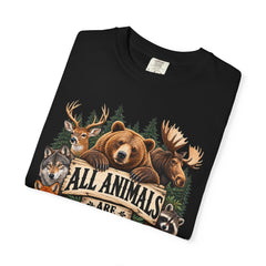 All Animals Are Pettable T-Shirt – Funny Animal Lover Wildlife Design