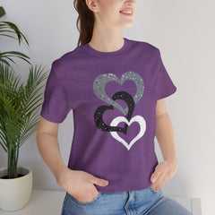 Triple Heart Design Tee