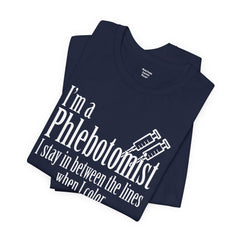 Phlebotomist Humor Tee, Funny Medical Shirt, Nurse Gift, Blood Tech Wear, Cute Phlebotomy Humor, Healthcare Apparel