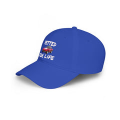 Vetted For Life Hat — Vintage Red Car Baseball Cap