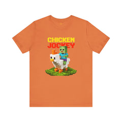 Video Game Chicken Jockey Tee - Unisex Short Sleeve T-Shirt