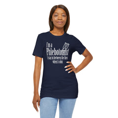 Phlebotomist Humor Tee, Funny Medical Shirt, Nurse Gift, Blood Tech Wear, Cute Phlebotomy Humor, Healthcare Apparel