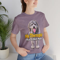 My Therapist Has A Wet Nose Personalized with your dog(s) image T-Shirt