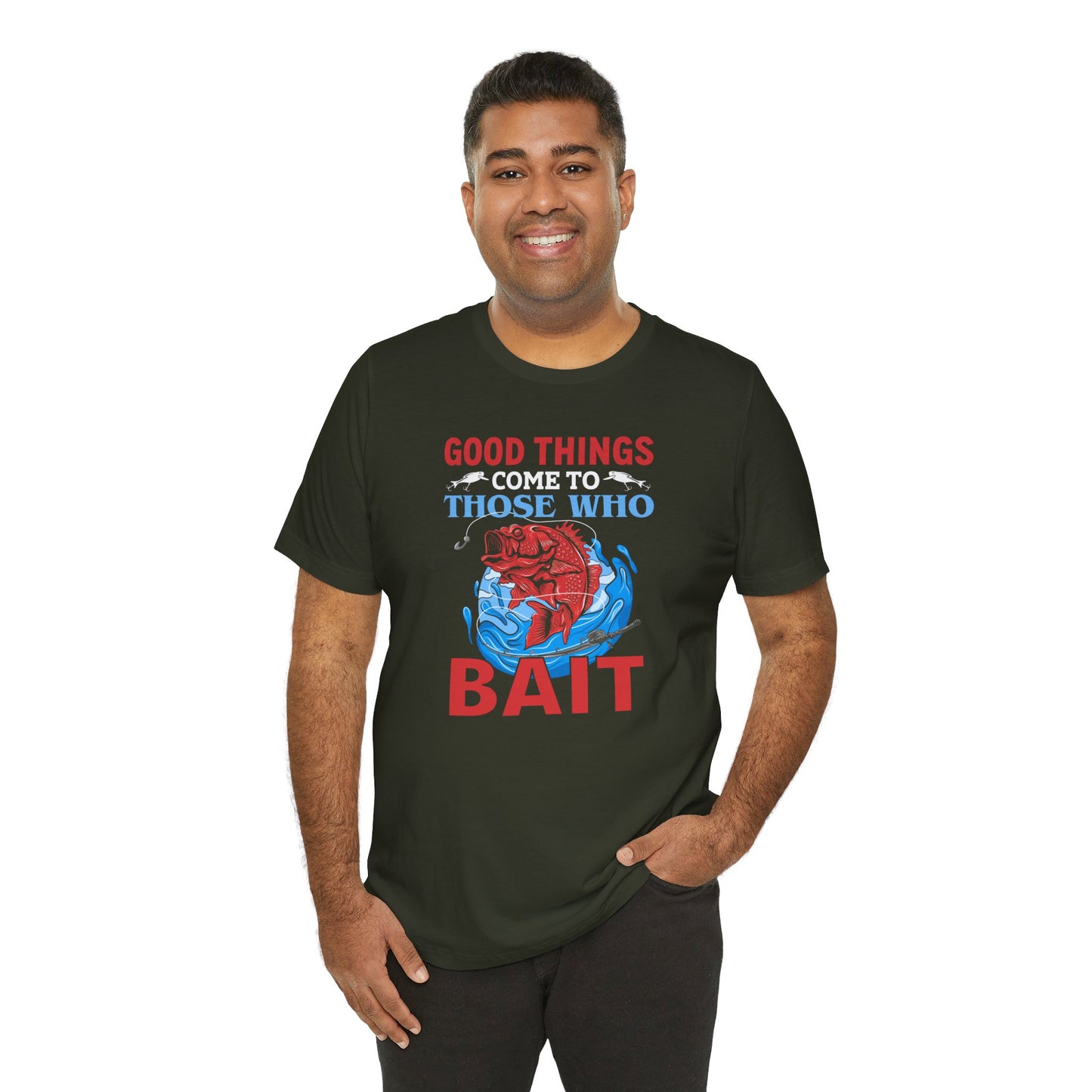 Good Things Come To Those Who Bait Unisex Softstyle T-Shirt