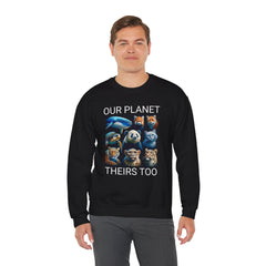 Endangered Animals Awareness Two Sided Sweatshirt
