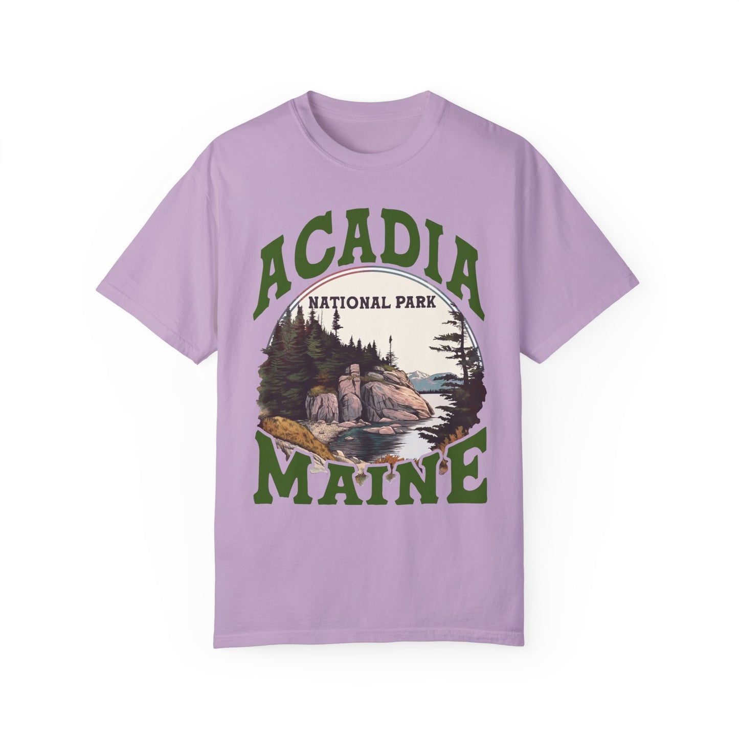 Arcadia National Park, Comfort Colors Soft Relaxed Fit Unisex Garment-Dyed T-shirt