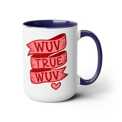 Wuv True Wuv Accent Mug,The Clergyman,Princess Bride Mug,80s Movie Quote,Gift for movie lover,vintage film gift,comedy movie mug,romcom mug