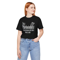 Phlebotomist Humor Tee, Funny Medical Shirt, Nurse Gift, Blood Tech Wear, Cute Phlebotomy Humor, Healthcare Apparel
