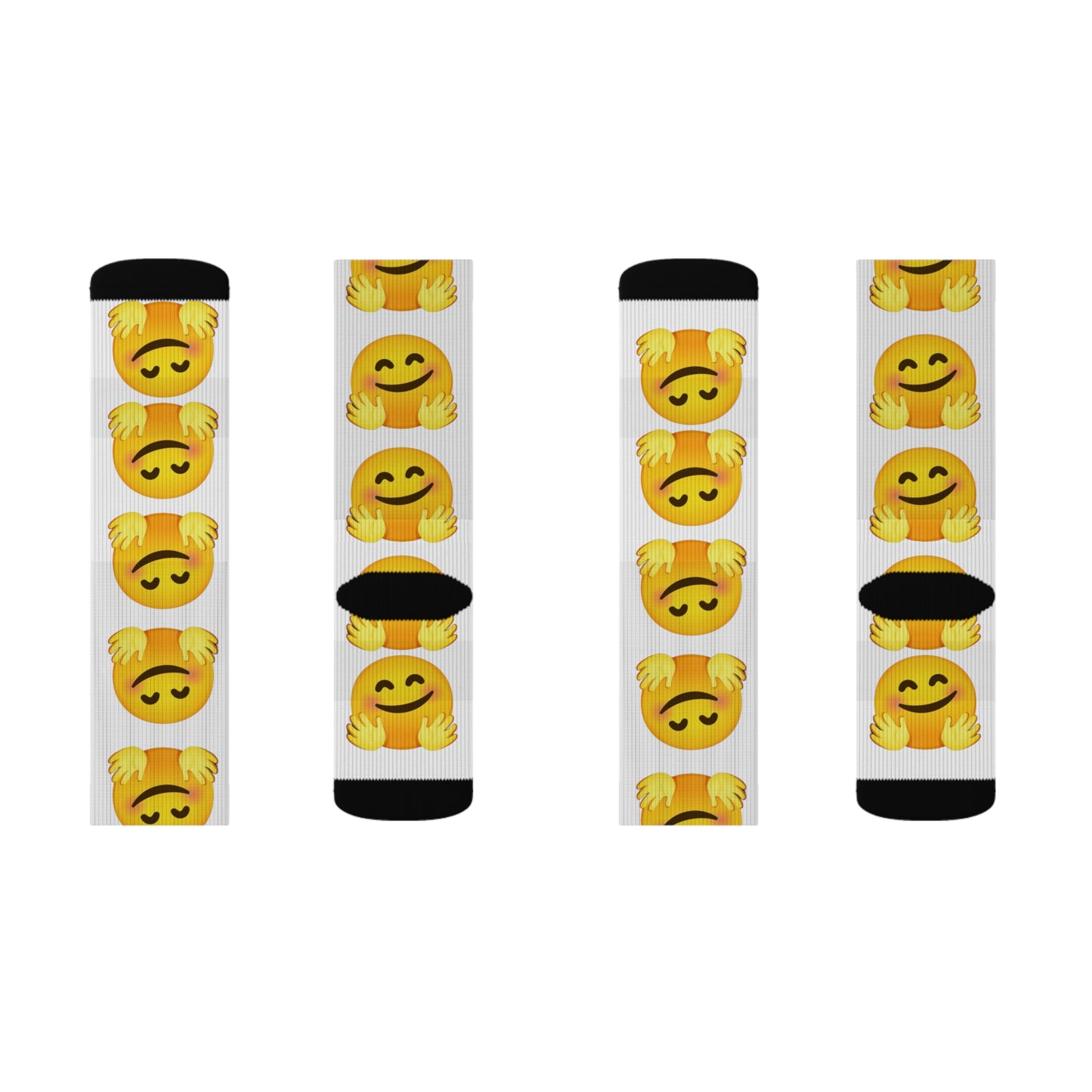 Emoji with Hands - Graphic Sublimation Socks