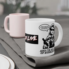 Rowdy” Roddy Piper, They Live 80s Movie,nThree Graphic Ceramic Mugs (11oz\15oz\20oz)