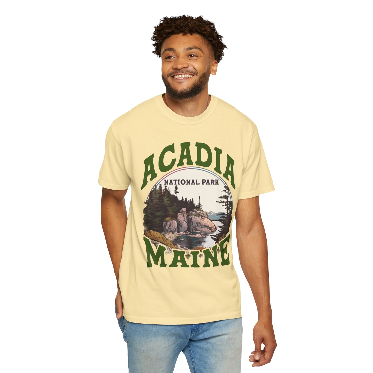 Arcadia National Park, Comfort Colors Soft Relaxed Fit Unisex Garment-Dyed T-shirt