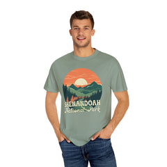 Shenandoah National Park Graphic, Comfort Colors Soft Relaxed Fit Unisex Garment-Dyed T-shirt