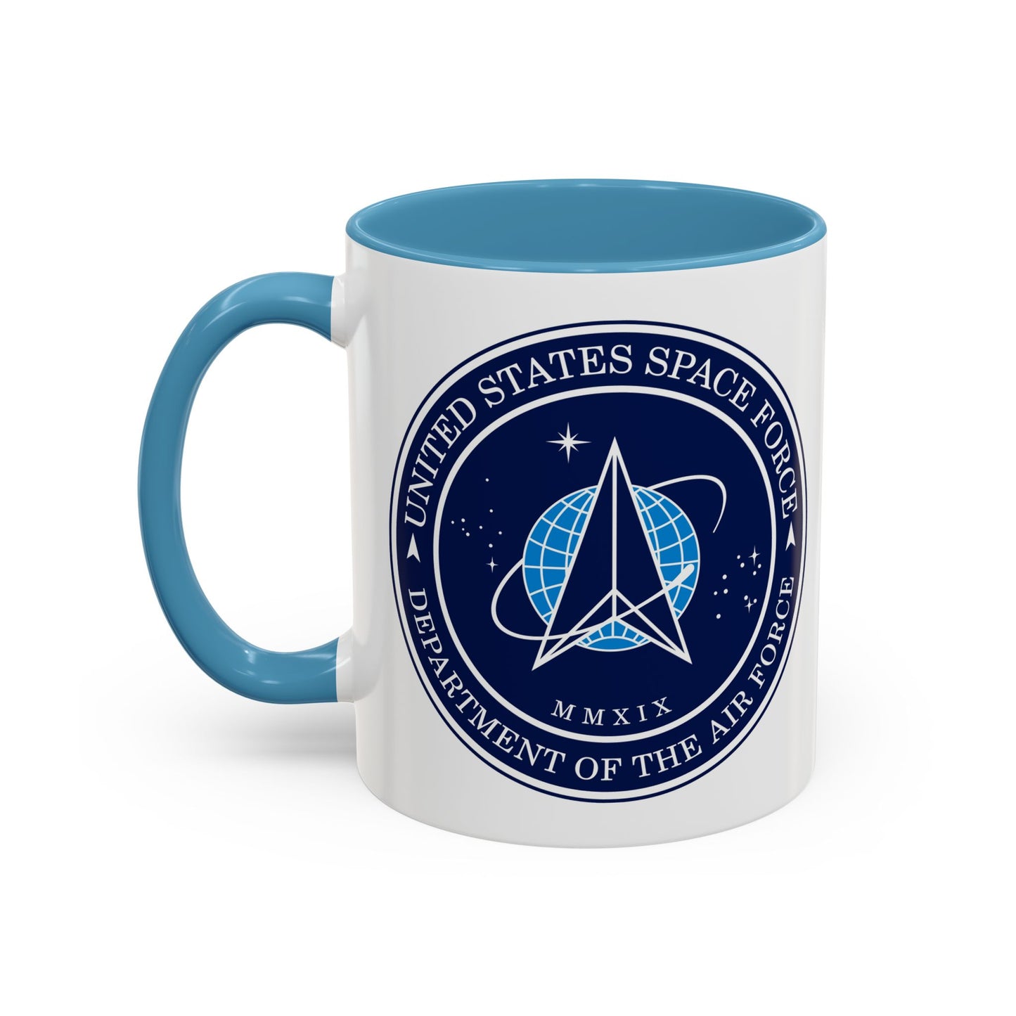 SPACE FORCE Emblem Accent Mug