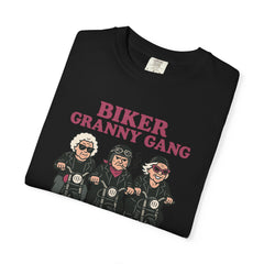 Biker Granny Gang T-shirt, Unisex Tee for Motorcycle Lovers, Fun Gift for Bikers, Unique Graphic Shirt, Perfect for Rides or Casual Wear