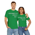 Personality, Looks, Fingers Count - Unisex Heavy Cotton Tee / Prosthetic Humor / One Leg / One Arm / Missing Fingers