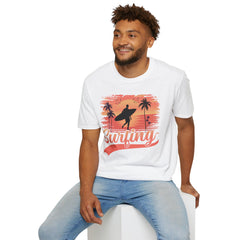 Surfing Unisex Softstyle Graphic T-Shirt