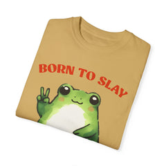 Vintage Style Frog , Born to slay -  Stylish Unisex T Shirt