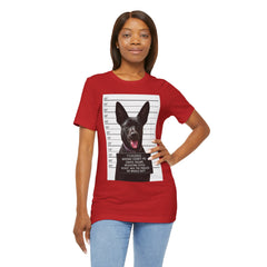K9 Mugshot Personalized with your Dog T-Shirt