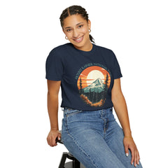 Mount Rainier National Park Graphic, Comfort Colors Soft Relaxed Fit Unisex Garment-Dyed T-shirt