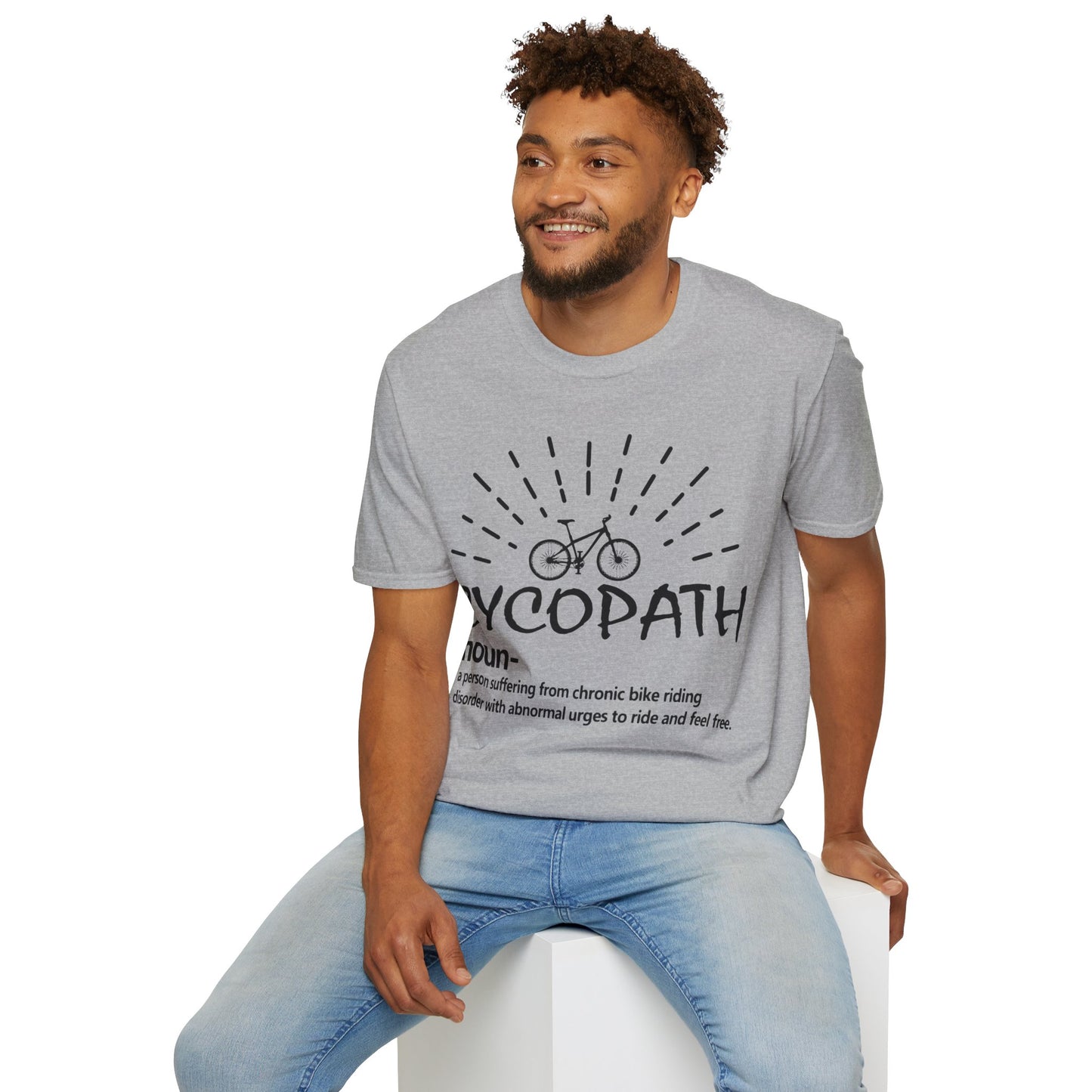 Bicycle Cycopath Unisex Soft Style T Shirt